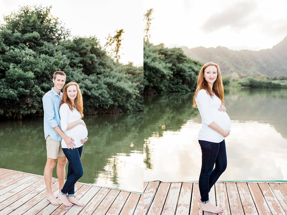 Oahu maternity photographer O'Leary