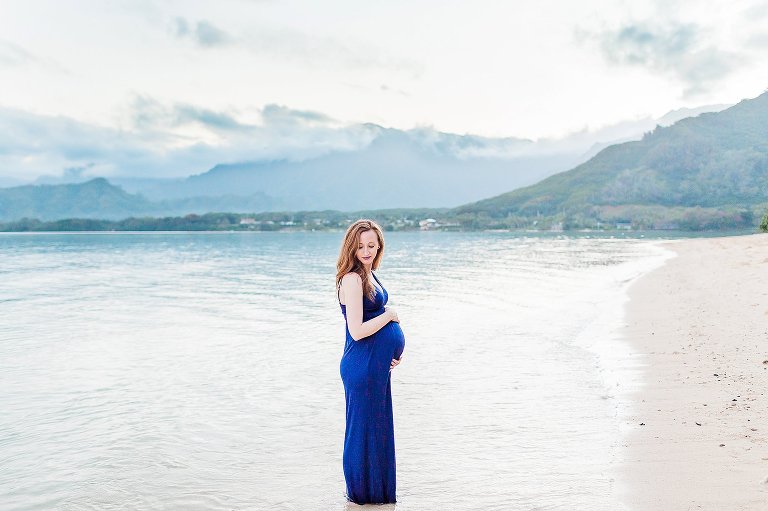 Oahu maternity photographer O'Leary